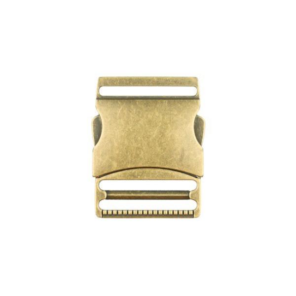 Metall-Steckschloß Messing 4 cm Breite